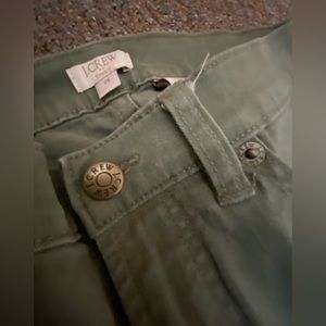 Jcrew army green pants size 26